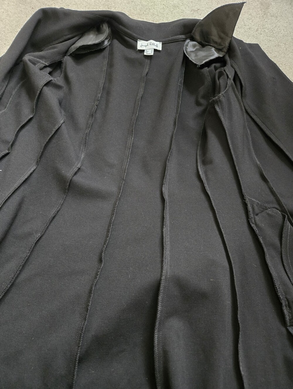 Joseph Ribkoff Black Military Fit And Flare Coat with Gold Buttons. Size 14 - Picture 11 of 11